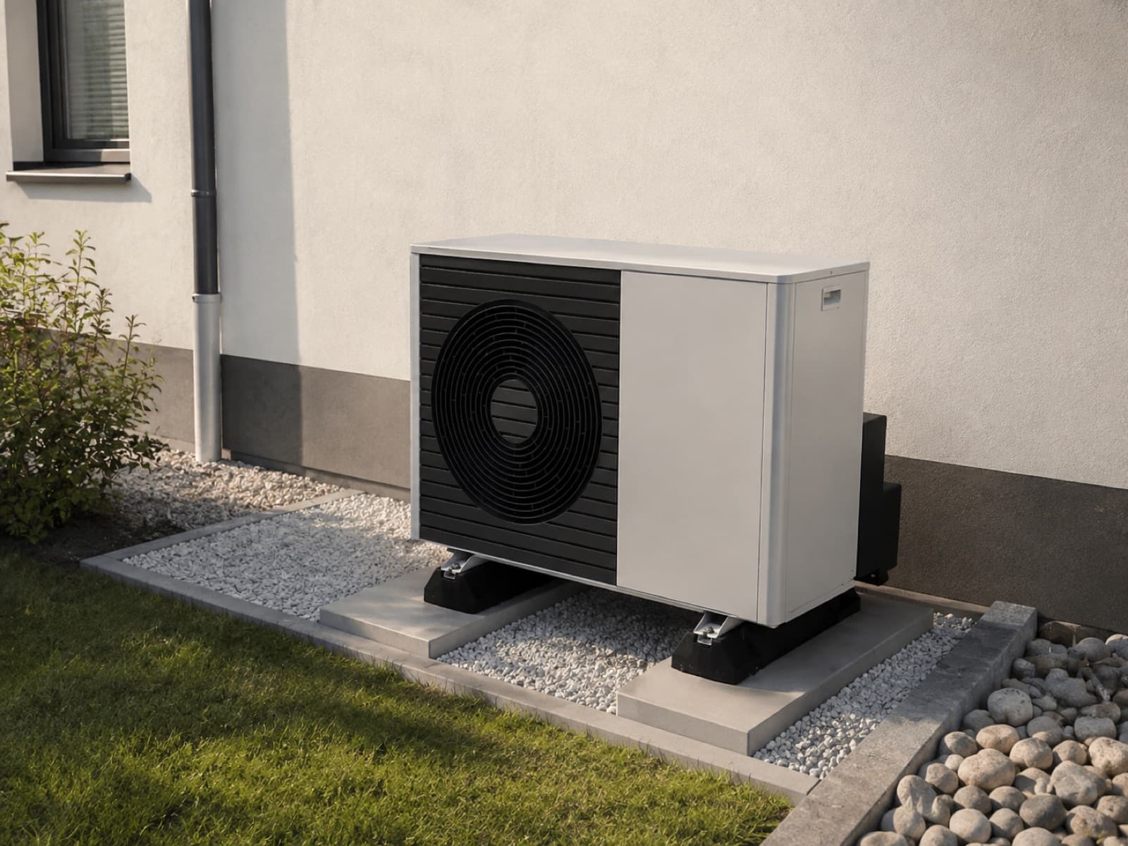 Wärmepumpe im Einsatz